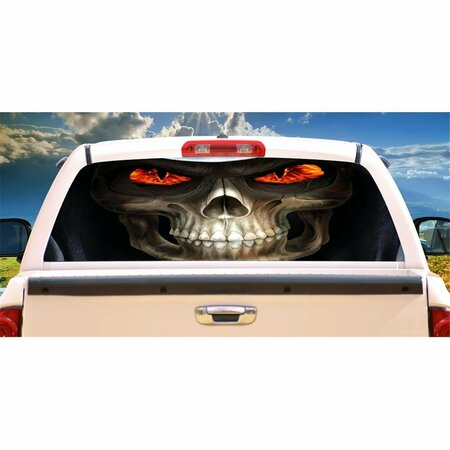 ENTRETENIMIENTO Reaper Rear Window Graphic Back SUV View Thru Vinyl Truck Decal EN2678455